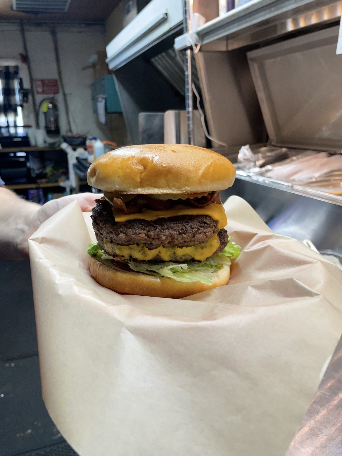 Bacon cheeseburger